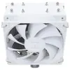 Enfriador de CPU Limin Ax120R Se Blanco Blanco Refrigerado por Aire Versión Mate con Ventilador Equilibrado Inverso para Computadoras de Escritorio