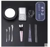 Herramientas para labiales caseros juego completo set para principiantes diy hecho a mano báscula electrónica vaso de precipitados horno de calentamiento a temperatura constante