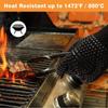 Venta al por mayor de fábrica Guantes de aislamiento térmico para cocina Barbacoa Guantes de silicona de doble cara para Barbacoa Caldera Chimenea Horno Amazon