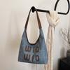 Bolso informal retro de gran capacidad para mujer, bolso bandolera combinable para el hombro, bolso tote, novedad de invierno 2024