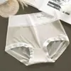 Asas de Cigarras Frias Polly Jia Fox ~ Máscara Sem Marcas de Verão Ultra-fina Seda de Gelo Roupa Íntima Feminina Fina de Cintura Alta Modelador Abdominal Feminino