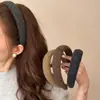 Diadema de Lana Melard Dongdaemun de Corona Alta Versátil Ancha Antideslizante para Mujeres Otoño e Invierno Nuevo Clip para el Cabello para Lavarse la Cara