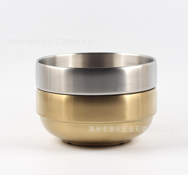 金色加厚汤碗10