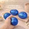 Caixa de presente best-seller transfronteiriça: brinquedo antiestresse de pãozinho dourado brilhante, retorno rápido, brinquedo antiestresse fofo com vaporizador