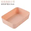 Caja de almacenamiento simple multifuncional de plástico caja organizadora de artículos de escritorio caja de almacenamiento para cajón de cocina sala de estar caja de almacenamiento