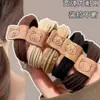 Elásticos de Cabelo de Fio de Telefone de Alta Qualidade, Cordas de Cabelo de Bolinhas de Alta Elasticidade, Elásticos de Cabelo de Verão, Acessórios de Cabelo Femininos, Duráveis, Sem Marcas, Grampos de Cabelo Elegantes