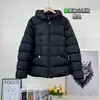 Chamarra de Plumón Acolchada Estilo Coreano Mengkou Otoño/Invierno para Mujer, Cuello Alto, Cortavientos, Bolsillos Grandes, Corte Holgado, Abrigo de Plumón Adelgazante