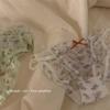 Ropa interior japonesa con tiras sexys de encaje floral pequeño para mujer, cómoda y transpirable, linda chica, una generación de cabello
