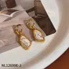 Pendientes de Perla Barroca Estilo Medieval, Pendientes de Lujo Ligero y Gama Alta, Pinzas para Orejas y Pendientes de Borla de Nicho Inspirados en el Diseño