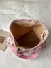 Bolsa Tote Huhu Macia com Laço Feminino Alça Larga Rosa Atmosfera Suave Estudante Universitário Compras Bolsa de Ombro Único