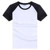 Camiseta com estampa de logotipo Raglan, manga curta, algodão, camiseta publicitária, roupas de classe, bordado faça você mesmo, jogos de festa de colegas de classe, verão