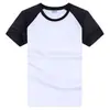 Camiseta Personalizada Logo Raglán Manga Corta Algodón Puro Publicidad Cultural Uniforme de Clase DIY Bordar Reunión de Clase Reunión Deportiva Verano