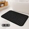 Tapete antiderrapante para banheiro, tapete resistente à água, tapete para os pés para box de chuveiro em casa, tapete de chão antiderrapante para banheiro e vaso sanitário, tapete de banheiro