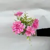 Flores Artificiais de Dália para Decoração de Casa Estilo Jardim, Fotografia, Arranjos de Flores Artificiais para Casamento e Arte Floral