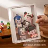 Caixa Surpresa Porta-Retrato de Armazenamento Desenho Animado Fofo Brinquedo de Pelúcia Pote Moldura de Armazenamento Transparente Oca DIY Decoração