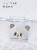 Gorro a prueba de viento para bebé de cuatro estaciones, Clase A, de doble capa, sin varilla, para bebés de 0 a 6 meses, diseñado para mantenerlos abrigados