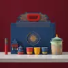 Regalos Culturales y Creativos de Negocios de la Ciudad Prohibida para Líderes y Personas Mayores, Imanes de Nevera Souvenir Guochao de Beijing, Personalizables con Logo, Regalos
