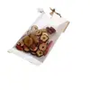 Sacos Transparentes para Biscoitos e Confeitaria com Flocos de Neve em Fundo Branco no Atacado, Sacos para Confeitaria com Gema de Ovo, Sacos para Embalagem de Chá de Flores, Sacos de Confeitaria