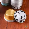 Contenedor para Pastel en Forma de Tazón de 50 ml, Caja de Empaque de Papel de Aluminio, Molde para Pudín de Papel de Aluminio, Molde Comercial para Uso en Puesto, Desechable