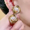 2026 Brincos de Pérola Simples e Estilosos Mais Vendidos para Mulheres, Luxo Leve, Sensação de Alto Padrão, Moda Coreana, Brincos Versáteis