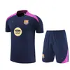 2526 Real Madrid Manga Corta Miami Uniforme de Entrenamiento Adulto Manga Corta Uniforme de Fútbol Transpirable Nápoles Traje de Manga Corta
