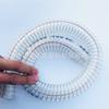 Manguera de acero con alambre de silicona engrosada, transparente, resistente a ácidos y álcalis, para bombeo de aceite a baja temperatura (menos 40 grados), de PVC para uso industrial