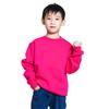 Jiabu 330g coletes infantis de gola redonda escovados para mapa logo personalizado acolchoados com veludo roupas de classe roupas de grupo atacado