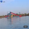 Draga de areia com corrente de balde equipamento de seleção de ouro de rio navio de mineração de ouro de dragagem de areia grande Shandong draga de areia com corrente de balde navio de bombeamento de areia