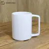 Venta Directa de Fábrica de Comercio Exterior Taza de Café Taza Base Antideslizante Asa Cuadrada Taza de Cerámica Personalizada Taza de Cerámica Personalizable