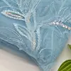 Tela Bordada Multicolor de Gasa con Lentejuelas Cheongsam Tela Bordada Antigua