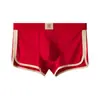 Nuevos Calzoncillos tipo bóxer para hombre Huajie Long Año del Zodiaco Estampado Rojo Calzoncillos tipo bóxer Rojos Transpirables Talla Grande Dropshipping