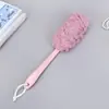 Bolas de Baño con Mango Largo, Herramienta Autosuficiente para Lavar la Espalda, Colgable con Mango Extra Largo, Bola de Baño Ultrasuave, Cepillo de Baño, Flor de Baño