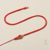 Cuerda Mambo trenzada doble hilo Nudo Ruyi colgante para hombre y mujer colgante de jade cuerda para clavícula cuerda colgante cuerda roja al por mayor
