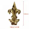 Acero Inoxidable 304 Punta de Lanza Puerta Patio Valla Protectora Balcón Decoración Punta de Lanza Romana Estilo Europeo Cuerno en Forma de Punta de Lanza Adorno
