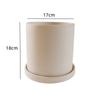 Vasos de Barro para Flores de Cerâmica de Média Temperatura Queimados Simplesmente Podem Ser Coloridos e Pintados por DIY, Absorvem Água e Controlam Raízes, Vasos de Cerâmica Grossa para Plantas Verdes