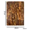 Tabla de cortar de madera de acacia transfronteriza, Tabla para picar, Tabla de cortar para el hogar, Tabla de cortar grande para frutas, Fabricante, Venta al por mayor de comercio exterior