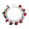Superhéroe Europeo y Americano Transfronterizo Deadpool Colgante Máscara de Deadpool Aleación Galvanizada Goteo de Aceite Pulsera Venta al por Mayor