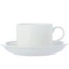 Taza y Platillo de Café de Porcelana de Hueso Blanco Puro, Taza y Platillo de Cerámica Simple para Aviación, Taza y Platillo Australiano, Taza Pequeña de Té para Hotel Restaurante, Taza para el Hogar