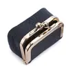 Cartera compacta para monedas de mujer, Billetera para monedas de cuero de primera capa, Mini bolsa pequeña para objetos y cosméticos, Bolso para joyas de cuero genuino, Cartera de mujer