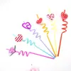 Palito de modelar criativo transfronteiriço infantil desenho animado palito de plástico saudável brinquedo palito de festa de bar PVC atacado