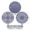 Tapete Isolante Térmico Clássico Chinês Silicone Oco Tapete para Panela de Areia Alta Temperatura Resistente Tapete para Alimentos Tapete para Tigela Tapete para Prato Mesa de Jantar Tapete Anti-queimadura