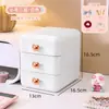 Caixa de Armazenamento de Mesa Estudante Pequeno Rack de Armazenamento Gaveta Simples para Crianças Artigos Diversos Acessórios de Cabelo Papelaria Porta-Canetas de Mesa Armário