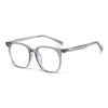 18115 Armação para Óculos de Grau Ultra Leve com Armação Tr Armação Lisa Lente Quadrada Estilo Retrô Pode Ser Equipado com Lentes Bloqueadoras de Luz Azul