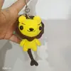 Muñecas de Hilo Tejidas a Crochet Hechas a Mano, Animales de Juguete Terminados, Muñecos de Tigre con Accesorios Cotidianos, Muñecos de León al por Mayor