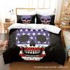 Venta Caliente Transfronteriza Serie Calaveras Juego de Cama de Tres Piezas Impresión Digital Amazon Comercio Exterior Textil para el Hogar Colcha