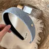 Diadema de tela vintage con un toque de lujo ligero de alta gama, adecuada para lavarse la cara, diadema para mujer para salir, accesorio para el cabello de corona alta