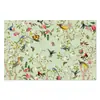 Zc065 Bandeira de Mesa Flor e Pássaro Retrô Toalha de Mesa Padrão Temático de Festa Feriado Sala de Estar de Casa Tapete de Mesa de Jantar Jogo Americano Decorativo