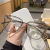 2025 Novo Estilo Maquiagem Matinal Multi-Moldura Opcional Moldura Quadrada Pode Ser Equipado com Óculos de Miopia para Homens e Mulheres Versátil para o Trabalho Diário Olhos Atacado