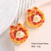 Accesorios de resina para manualidades de dibujos animados accesorios pizza animal pegamento de crema pasador de pelo hecho a mano funda de teléfono móvil hebilla de zapato accesorios lote