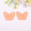 Accesorios especiales para horquillas transfronterizas, accesorios de decoración de ropa, nuevas pegatinas de tela con mariposas bordadas de malla de color de moda de tamaño pequeño